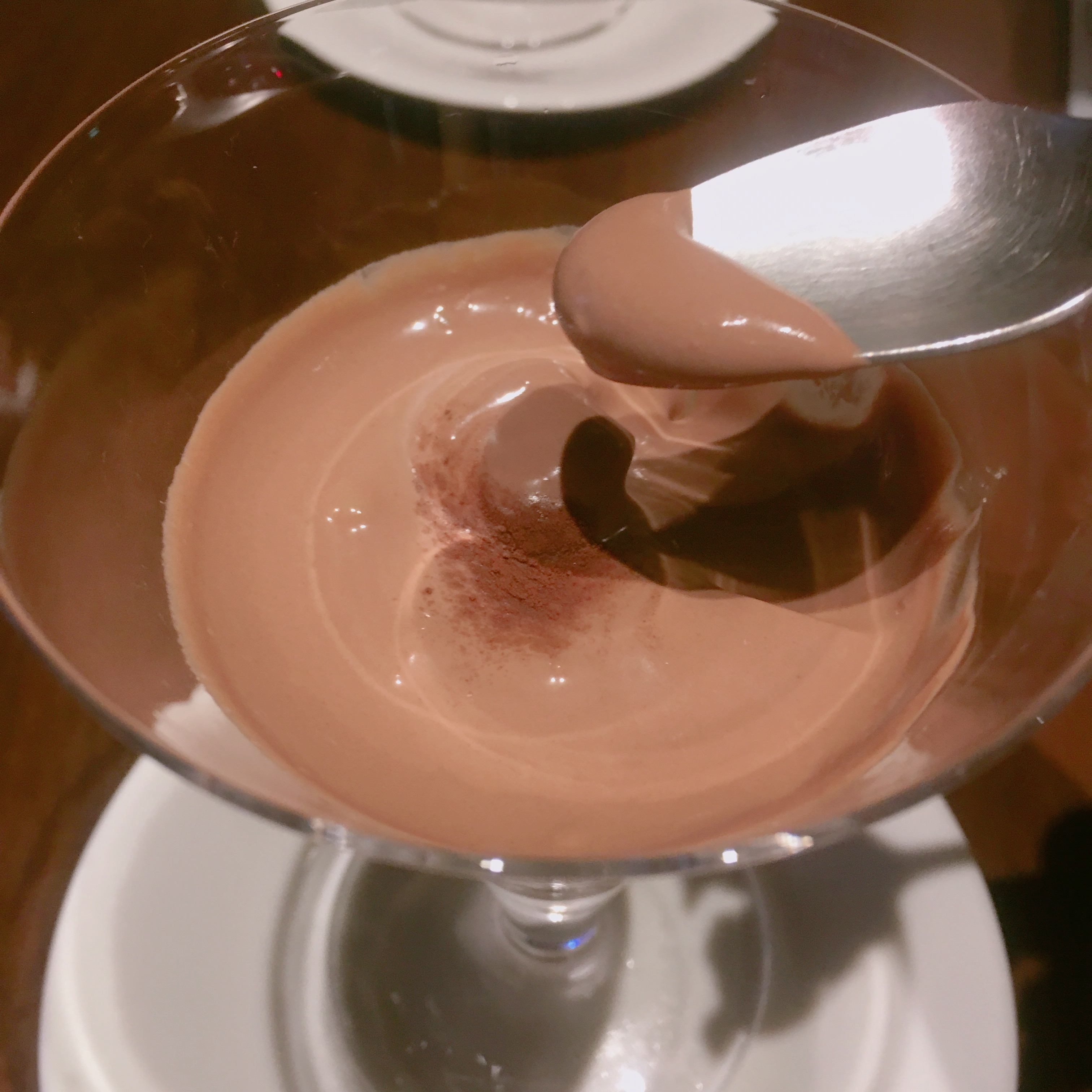 ピエール マルコリーニ 銀座店カフェのチョコレートドリンクの画像