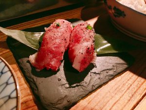 四五六の肉寿司の画像