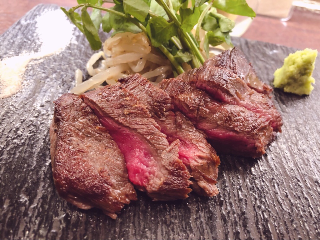 肉バルSYOUTAIAN『黒毛和牛の赤身ステーキ』